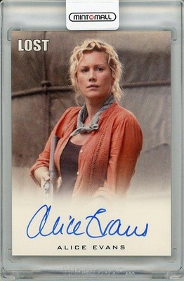 2010 Rittenhouse Lost Alice Evans As Eloise Hawking Autograph | eBay