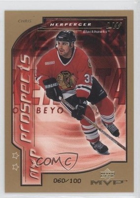 2000-01 Upper Deck MVP Prospects Second Star 60/100 Chris Herperger #189 0c3