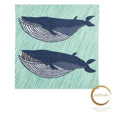 New Musubi Furoshiki 100 kata kata Musubi Organic Fin Whale Green 100cm Organic