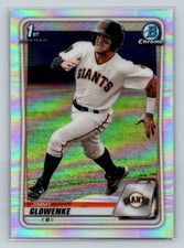 2020 Bowman Draft #BD-35 Jimmy Glowenke Chrome Refractor