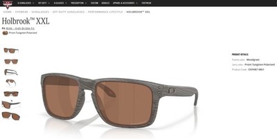 Oakley Holbrook XXL Sunglasses Woodgrain Prizm Brown Polarized