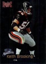 1998 Fleer Brilliants #117 Keith Brooking RC - FB