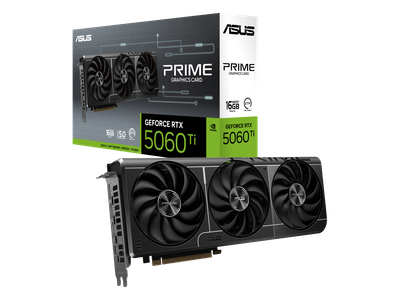 ASUS PRIME GeForce RTX 5060 Ti 16GB 128-Bit GDDR7 PCI Express 5.0