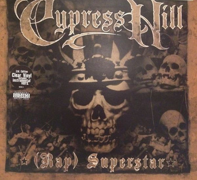 Cypress Hill   (Rap) Superstar - Limited CLEAR Vinyl - super rare