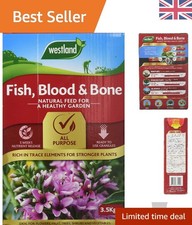 Fish, Blood & Bone All-Purpose Plant Food - 3.5 kg for Thriving Greens 8.57 per kilo