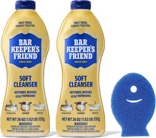 Bar Keepers Friend Soft Cleanser Liquid, 26 oz x 2