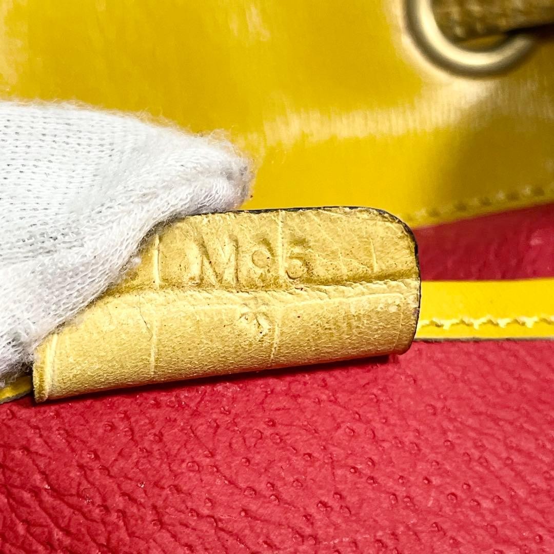 Celine Backpack Croco Embossed Drawstring Leather… - image 13