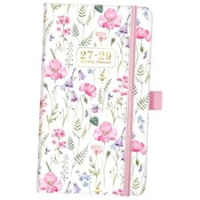 Pocket Calendar 2027-2029 - 3 Year Monthly Planner, Jan. 2027 - Dec. 2029 Pink