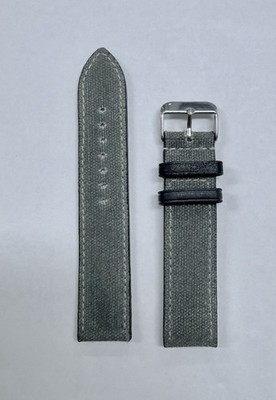 Sinn OEM Canvas Grey Leather Band With Stitch 20mm New  And Genuine