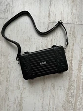 RIMOWA Personal Clutch DIOR Black Solid Cross Body Case Bag - USED LIGHTLY!