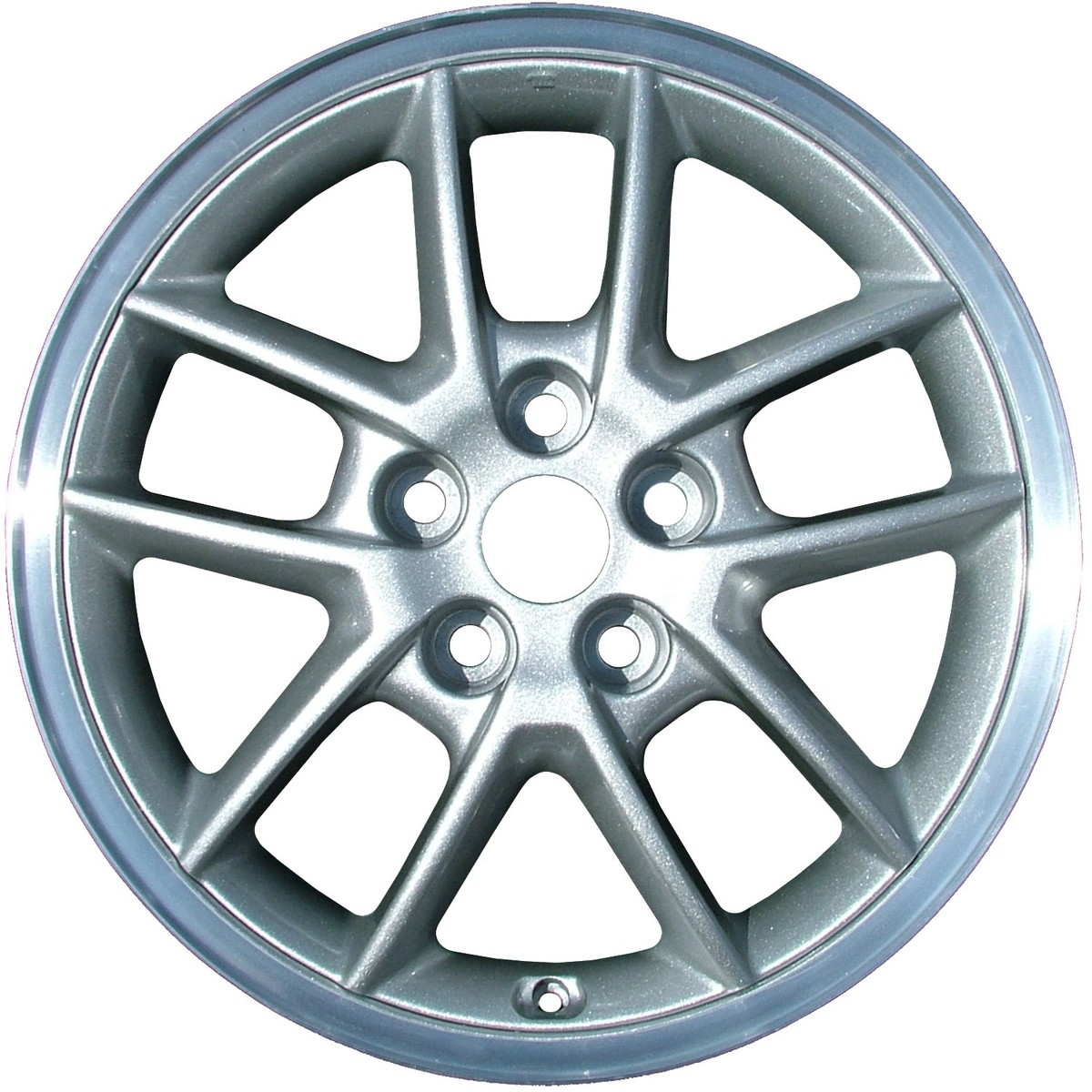 17x6.5 Flange Cut Sparkle Silver Wheel fits 1997-2005 Mitsubishi