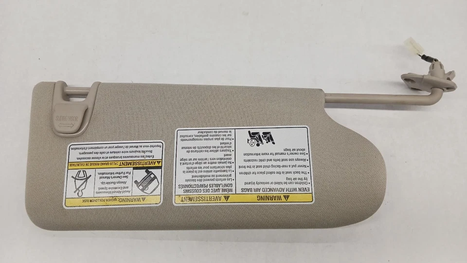 '19-'24 NISSAN MURANO left driver Sun visor OEM Grade A! - Imagem 3 de 4