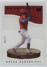 2021 Panini Chronicles Magnitude Blue 37/50 Bryce Harper #3 o7m