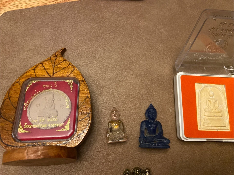 Lote de Buda Tailandés Antiguo Raro Foto 2 de 4