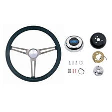 Grant Classic Nostalgia Wheel & Standard Installation Kit & Chrome Horn Button