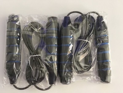 Lot Of Two - Rapid Speed Jump Ropes 360° Ball Bearings Adjustable Lengths w/bag