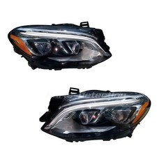 Front Left & Right LED Headlight Headlamp For 2015-2018 Mercedes-Benz W166 GLE