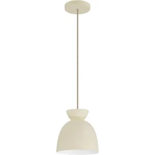 Craftmade 59191-CW Ventura Dome Mini Pendant Cottage White