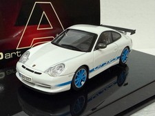 AutoART Porsche 911 996.2 GT3 RS White Blue diecast (2004) 1:43 scale model car