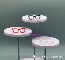 Plastic Glasses Frame For 11.5" Doll FR PP Nuface No Lenses Doll Accessory Decor