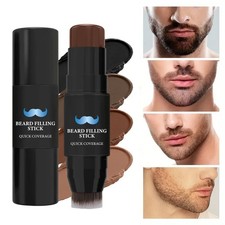 1x Beard Pencil Filler For Men BLACK Beard Moustache Pen Waterproof Long Lasting