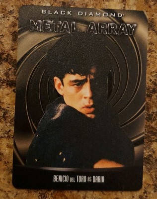 2024 UD BLACK DIAMOND JAMES BOND 007 METAL ARRAY 39/99 BENICIO DEL TORO AS DARIO