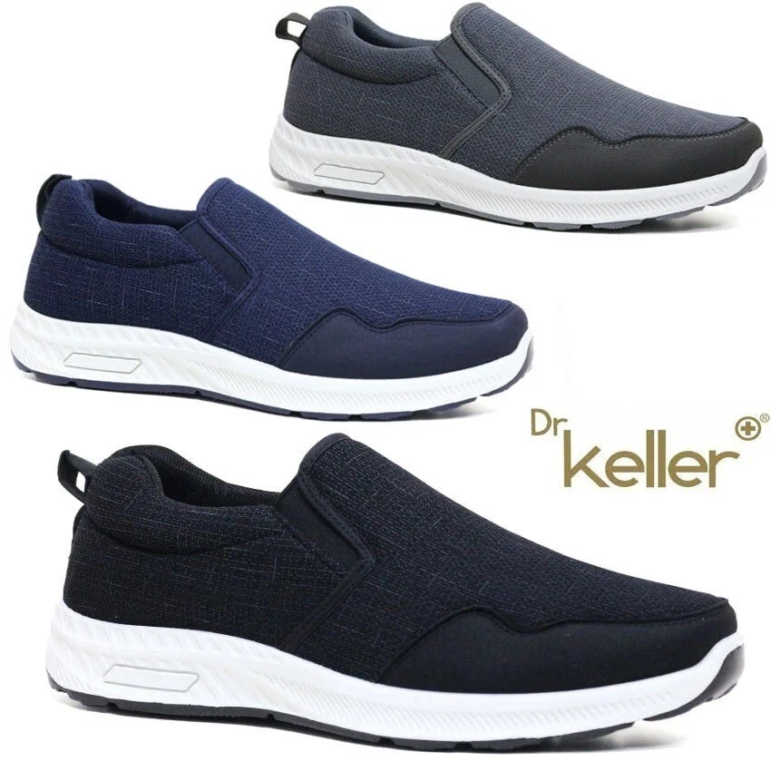 Mens Slip On Trainers Dr Keller CRAIG Wide Fit Comfort Memory Foam Casual Shoes
Opens in a new windo