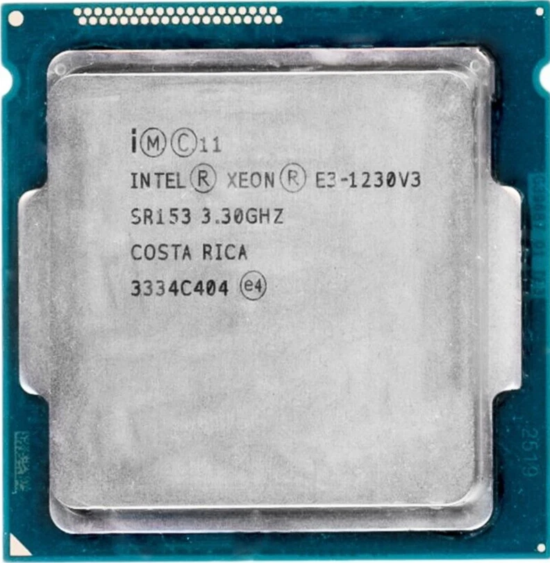 ✅ Processor Intel Xeon ✅ E3-1230 v3 3.3GHz 3.7GHz LGA1150 SR153 1MB L2 8MB L3 - Image 2 of 3