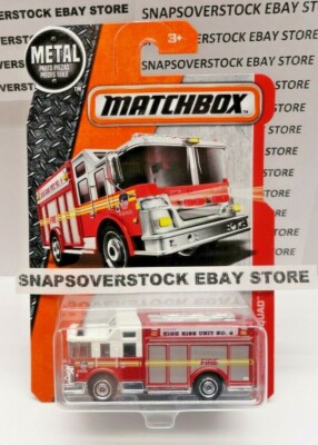 2016 MATCHBOX HAZARD SQUAD F.D.N.Y. FIRE TRUCK, MBX #87, VERY NICE PACKAGE, VHTF