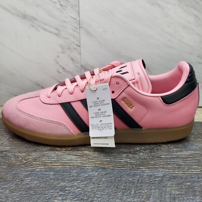 Adidas Samba Indoor Inter Miami Mens 11.5 Pink Black IH8158 Lionel