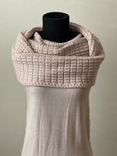 Alice and Olivia Blush Pink Knit Sleeveless Turtleneck Sweater Dress Size S