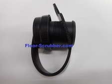 Floor Scrubber drain hose cap assembly for 1.5" Hose    Tennant Nobles 1008639