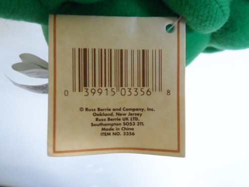 RUSS PLUSH GREEN FROG BNO2 C - Picture 6 of 9