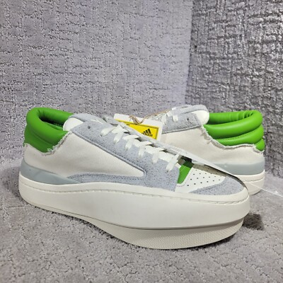 Adidas Y-3 Centennial Men s Size 9 Ivory Grey Green Suede Leather Casual Shoes