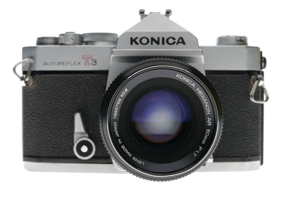 50mm Konica T3 Camera Konica Autoreflex T3 35mm SLR Film Camera