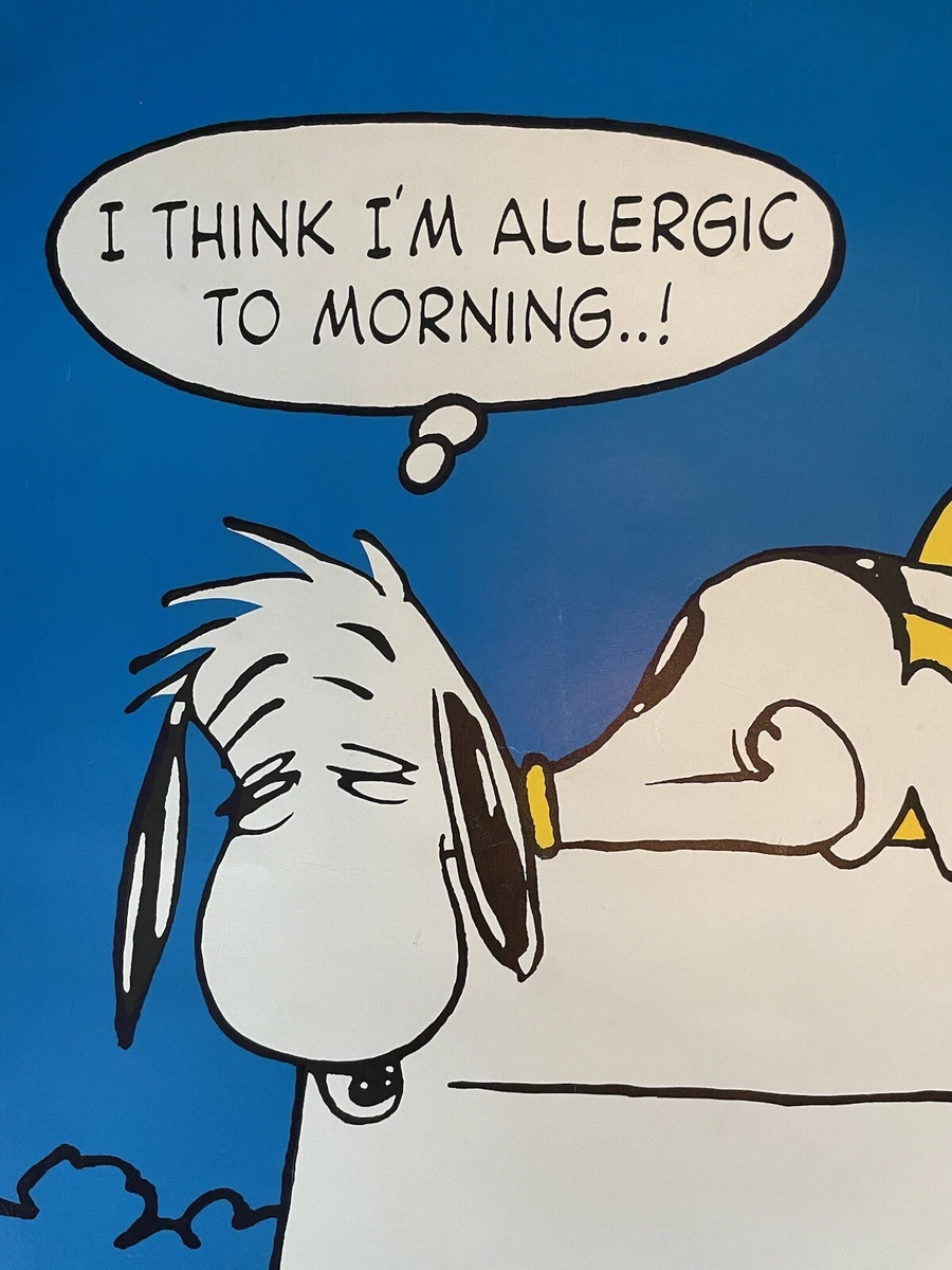 50'sヴィンテージポスタースヌーピーデッドストックSCHULZ 1958