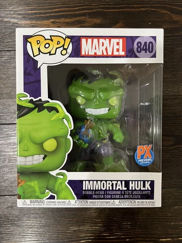 Funko Pop Immortal Hulk Glow  Vinyl Figure PX Exclusive Funko Marvel