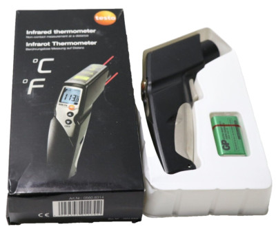 Testo 830-T4 Infrarot-Thermometer 2-Punkt-Lasermessfleckmarkierung mit 30:1 Opti