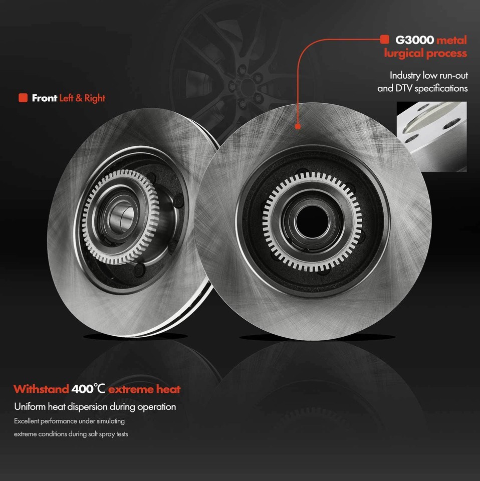 EBC Premium Front Rotors (308x30mm) | 00-04 Ford F150 4.2 4WD 7 Lug