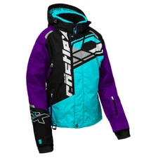 Castle X Code G4 Women's Snowmobile Jacket - Turquoise/Grape/Black