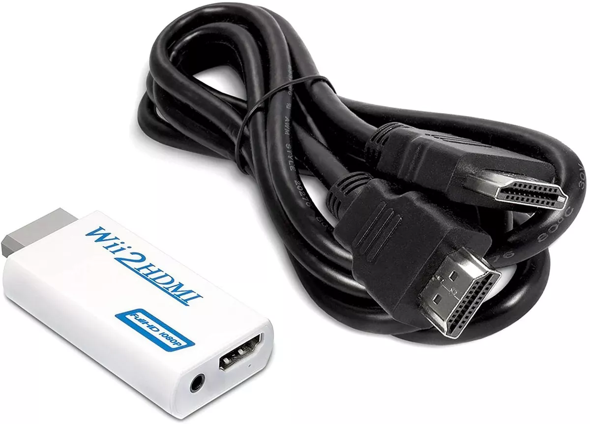 Hdmi Adapter Nintendo Wii, Wii Hdmi Converter Adapter