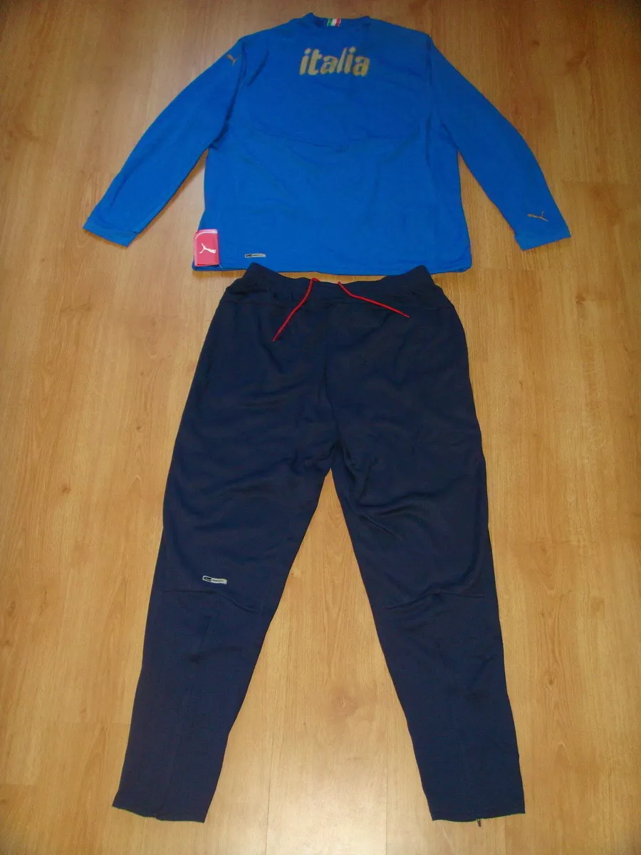 Italy Soccer Tracksuit Italia Puma RARE Top Pants Football