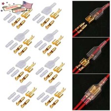 1 Female 2 Male 4.0 Bullet Crimp Terminal Car Electrical Wire Connectors