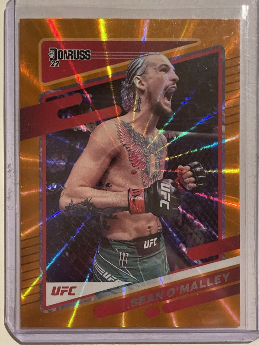 2022 Donruss UFC Holo Orange Laser Sean O'Malley #48