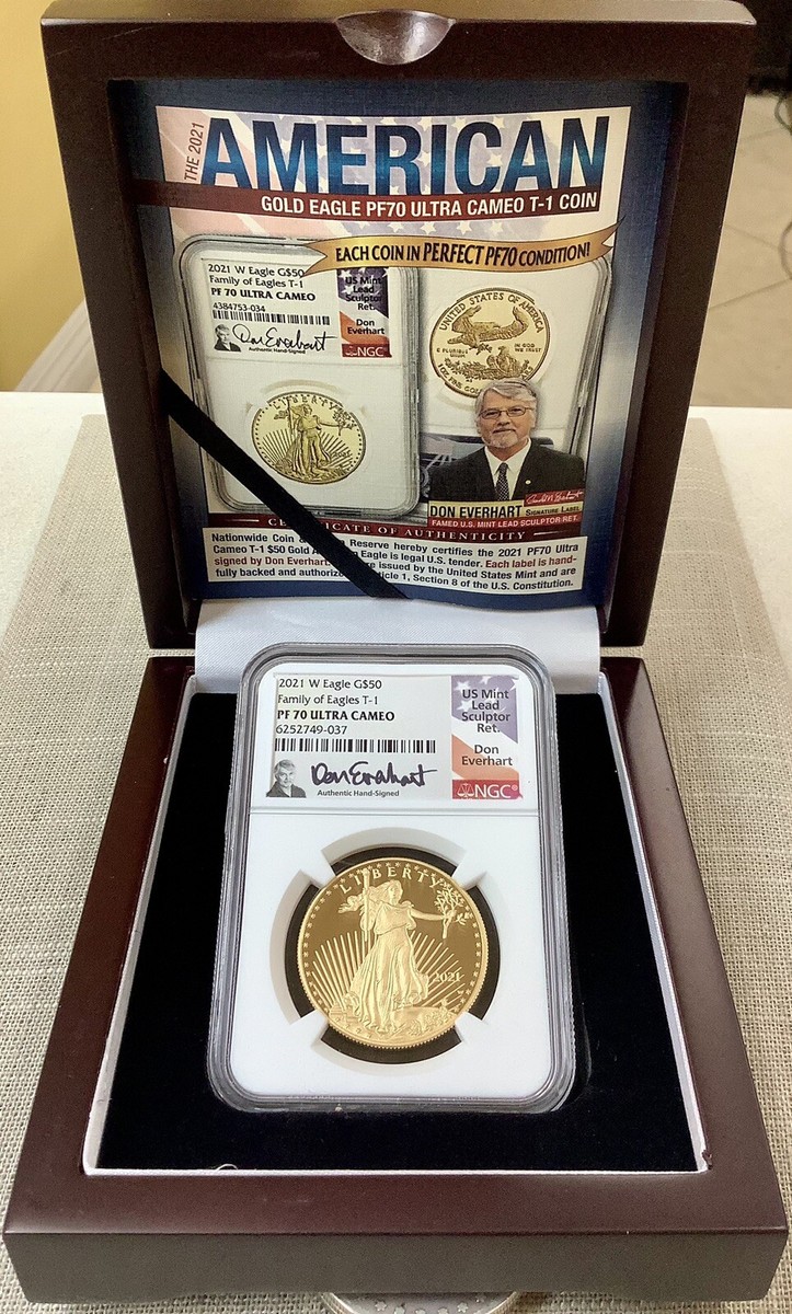 2021 W $50 Gold Eagle, Type 1, NGC PF 70 Ultra Cameo | eBay