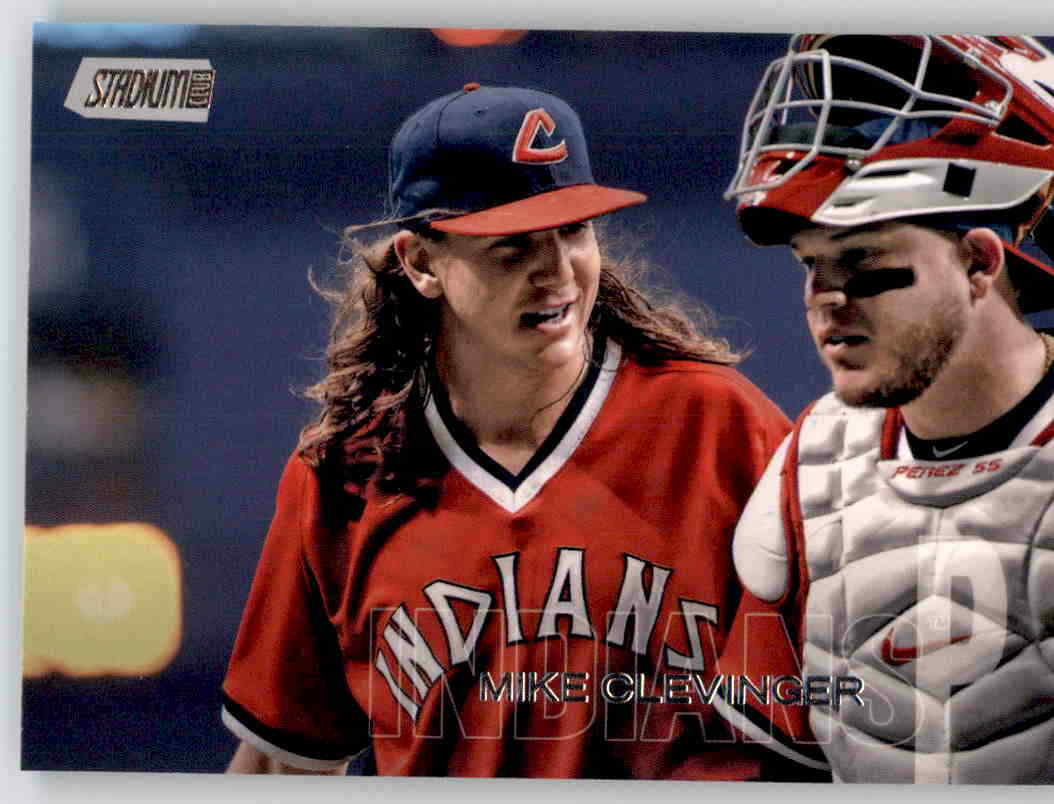 2018 Stadium Club Mike Clevinger Base Card MLB PWE Indians #79 | eBay