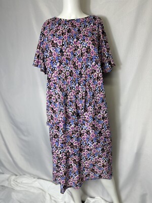 VINTAGE SANDI DEE BRAND SIZE 16W FLORAL DRESS