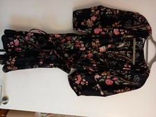 Black party dress size 10 mango new