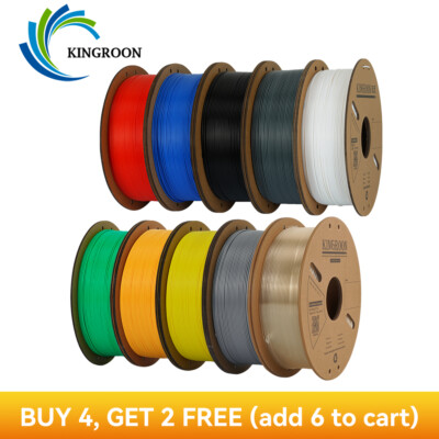【Buy 6 Pay 4】Kingroon 1KG PLA PETG Matte Seide HS 1,75 mm 3D Drucker Filament