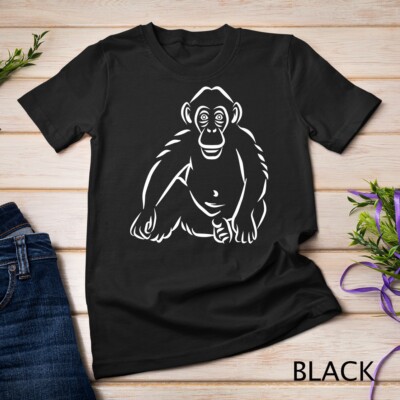 Monkey chimpanzee Premium Unisex T-shirt